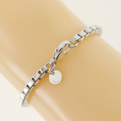 Tiffany & Co Venetian Silver 925 Ladies 15.7g Bracelet
