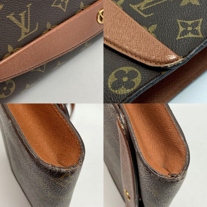 Louis Vuitton Monogram Bordeaux M51797 2way Shoulder Bag Clutch Bag