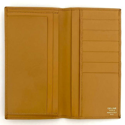 Celine Bifold Long Wallet Ec21653 Brown Beige Macadam