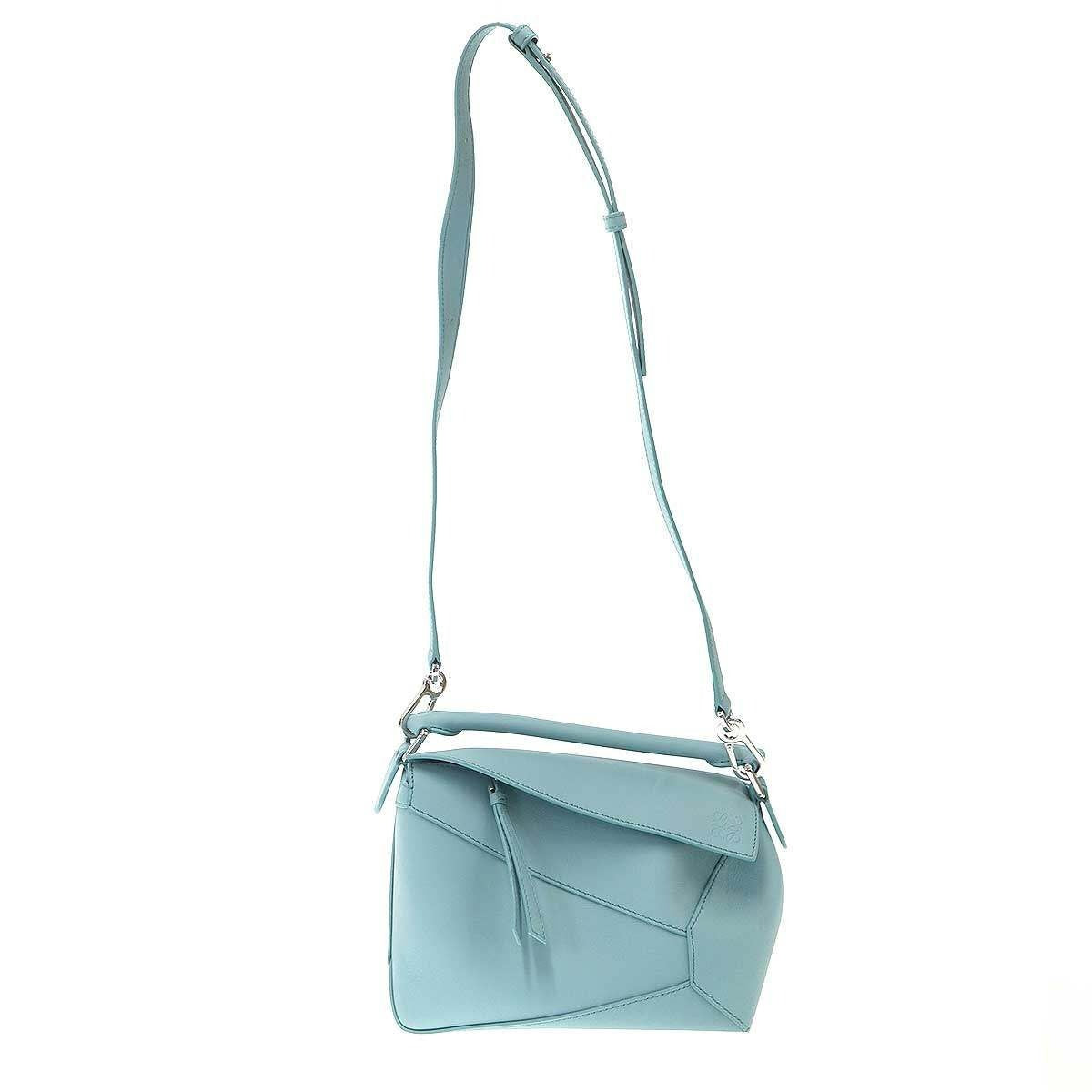 Loewe Puzzle Bag Small Classic Calfskin Blue