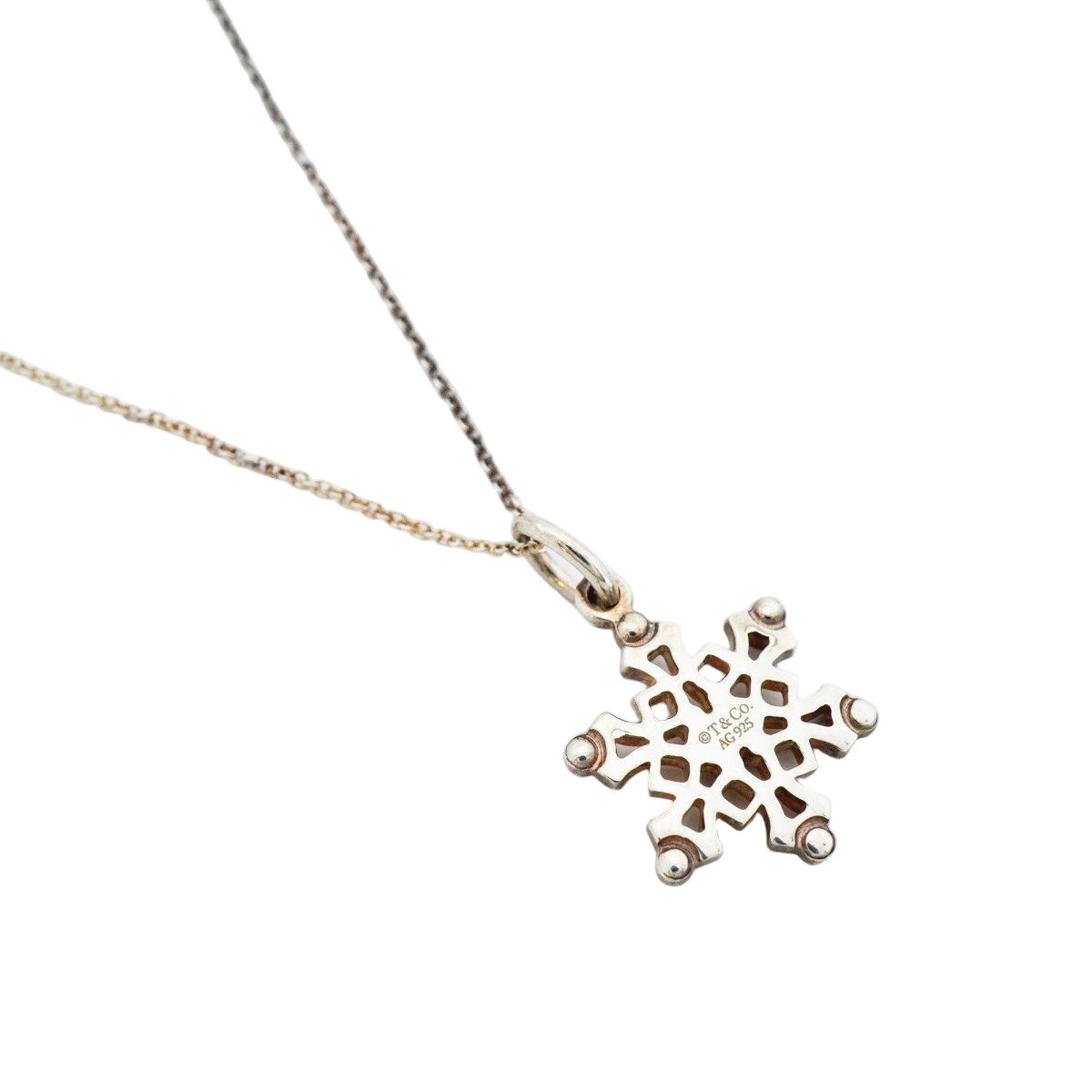 Tiffany & Co Necklace Snowflake Silver — view 2