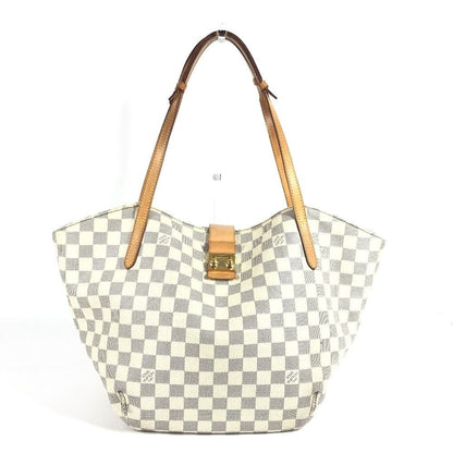 Louis Vuitton Shoulder Bag Salina PM Damier Azur Canvas White