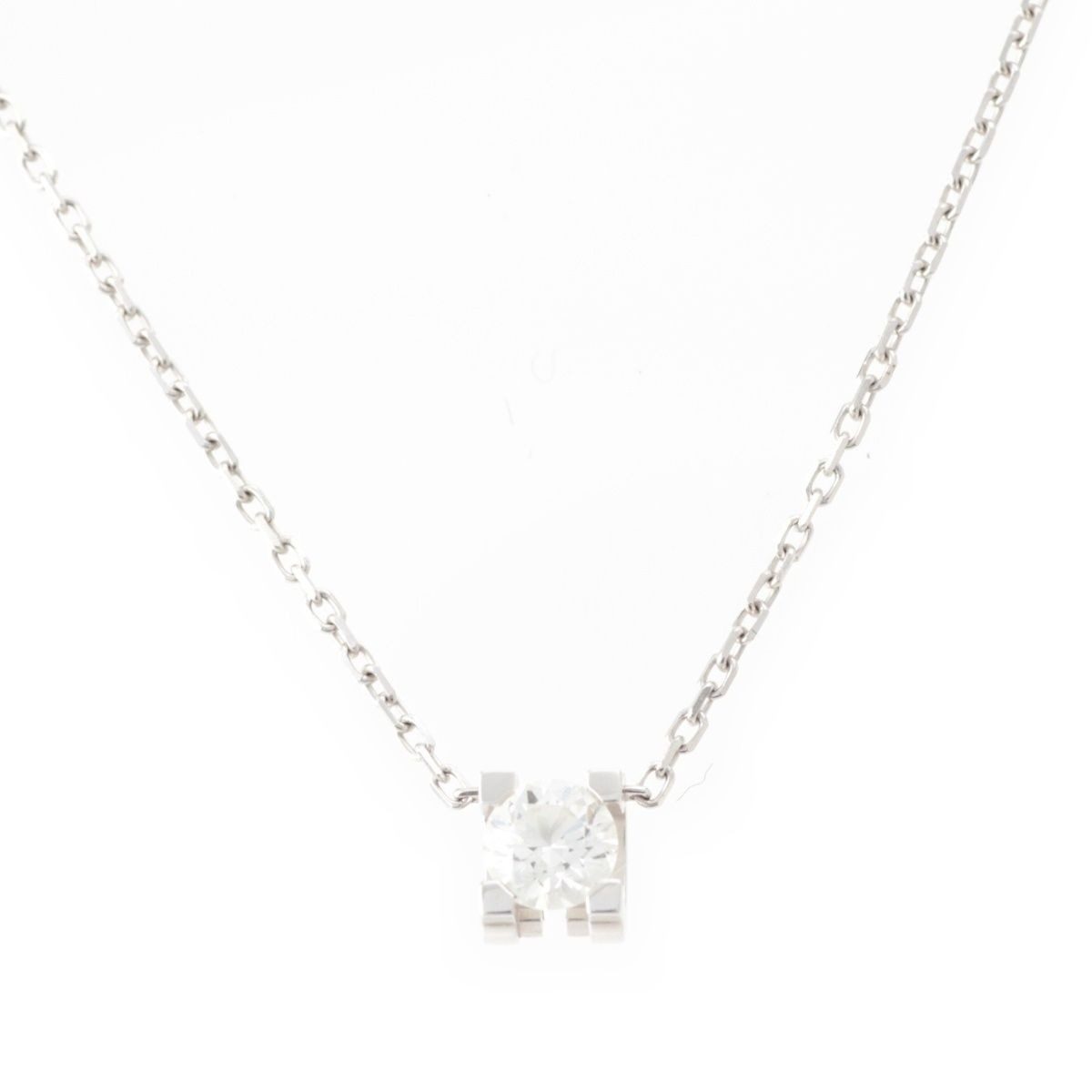 Cartier C de Cartier Diamond Necklace with Silver