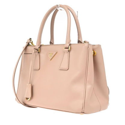 Prada Hand Shoulder Bag 2WAY Saffiano Leather Pink 14ka872