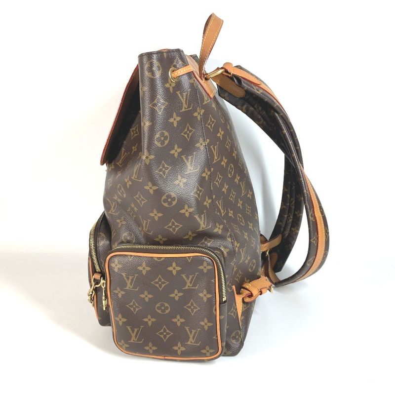 Louis Vuitton Backpack Sac Trio Backpack M44658 Monogram Canvas Brown