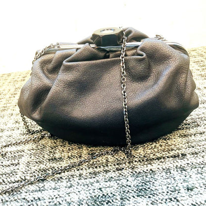 Celine 2-way Clutch Shoulder Bag Gray: Y2106