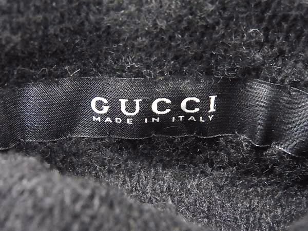 Gucci Leather Gloves Winter Gear Size 7 Women's Black Type Fm0214