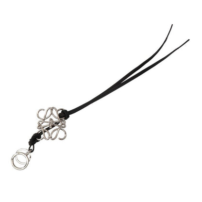 Loewe Anagram Key Holder C821232x02 Calf Brass Ladies Silver