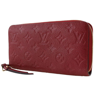 Louis Vuitton Zippy Wallet M60737 Monogram Empreinte Threes Red Sp0149 Ladies