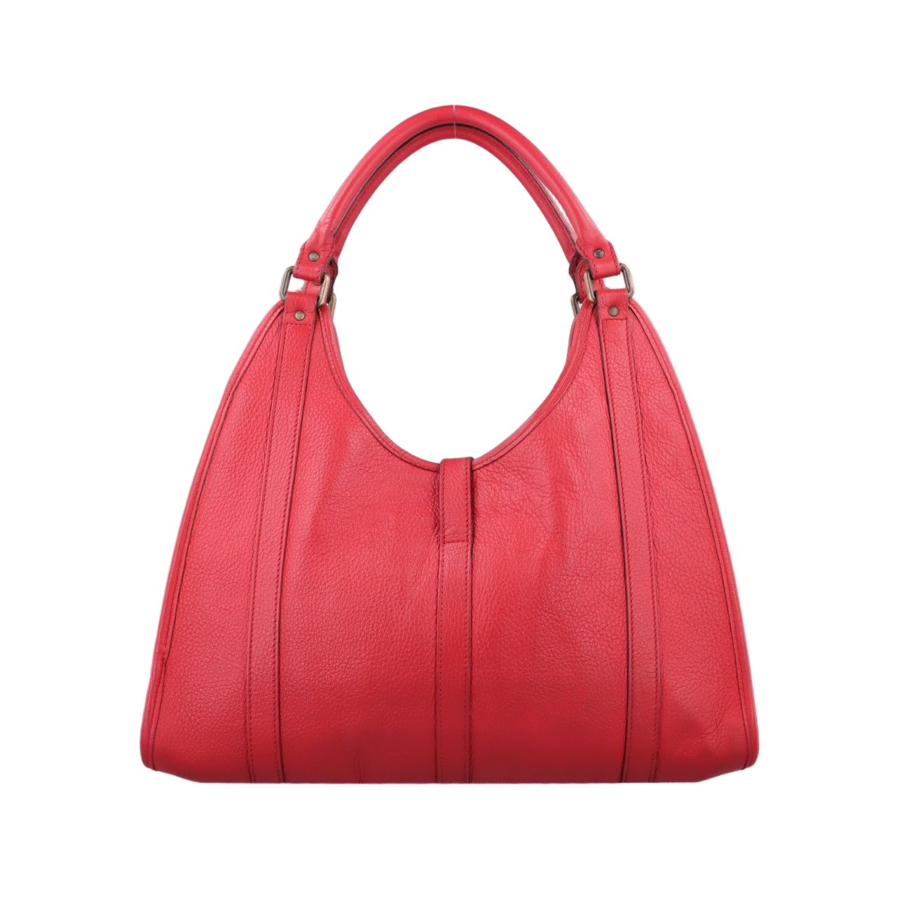 Gucci New Jackie Red Leather Handbag — view 2