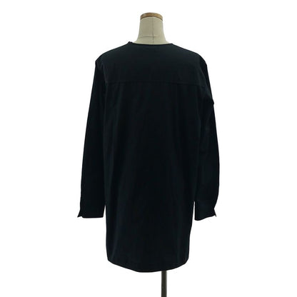 Celine - Phoebe Period Shoulder Zip Slit Blouse - 36 - Black - Women's