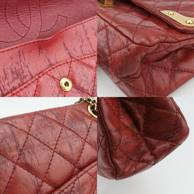 Chanel255 Matelasse Red Lamb Skin A4880713868239