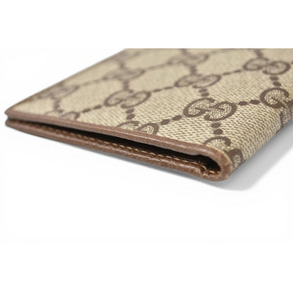 Gucci Wallet Billfold Vintage Collection GG Plus Beige Brown Webbing — view 12