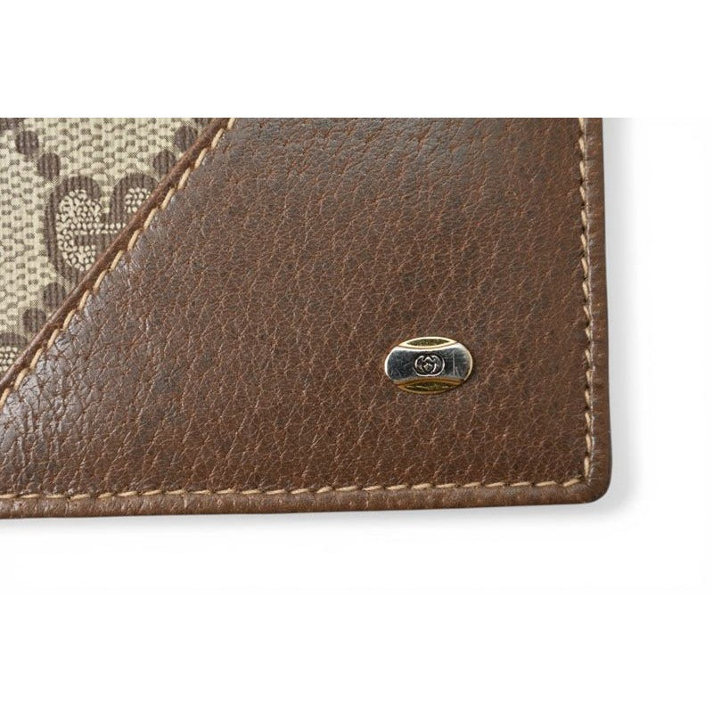 Gucci Wallet Billfold Vintage Collection GG Plus Beige Brown Webbing — view 5