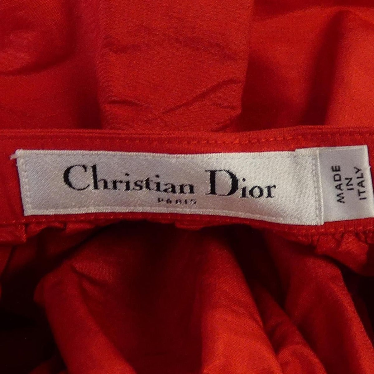Dior Skirt Silk Red — view 4