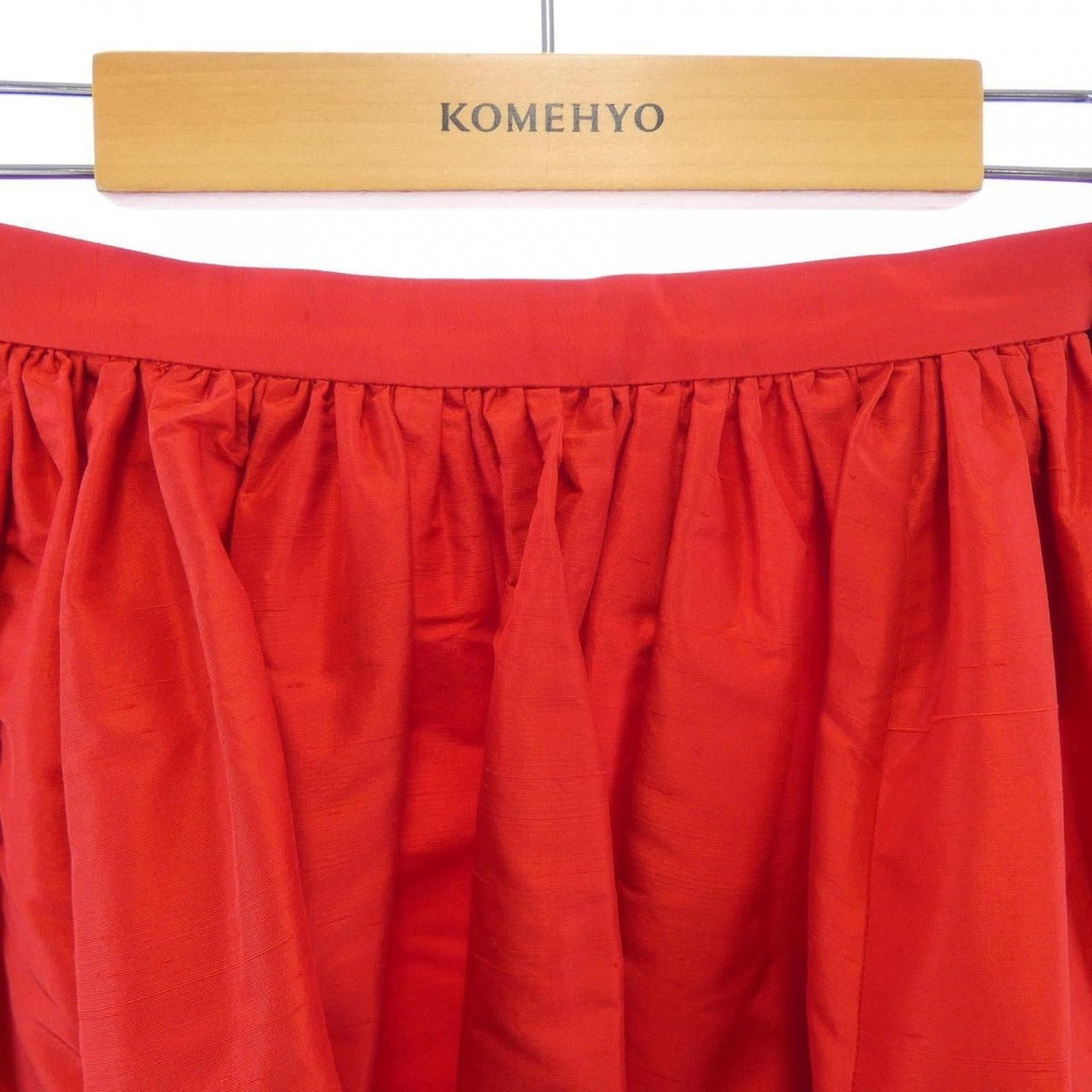 Dior Skirt Silk Red — view 5