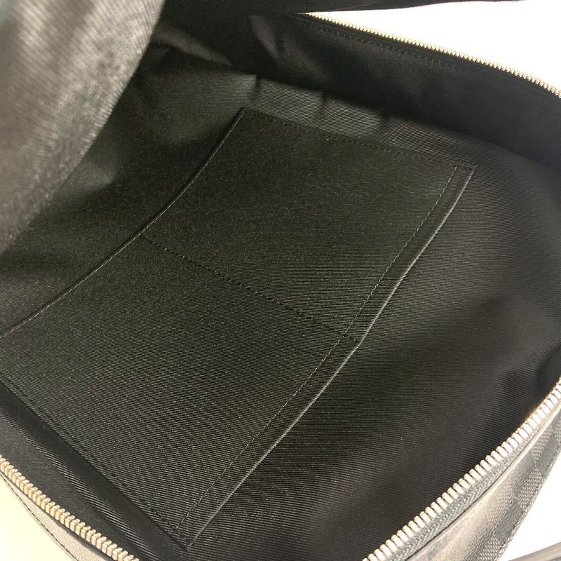 Louis Vuitton Backpack Sac Avenue Backpack N40499 Damier Graphite Canvas Black