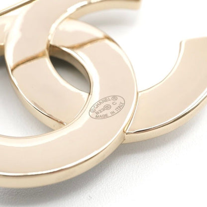 Chanel Brooch Corsage Gold Black White Here Mark Bicolor Pearl