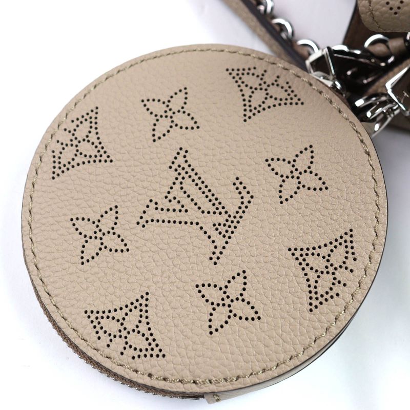 Louis Vuitton M57201 Bella Mahinaleather With Pouch Drawstring Chain Shoulder