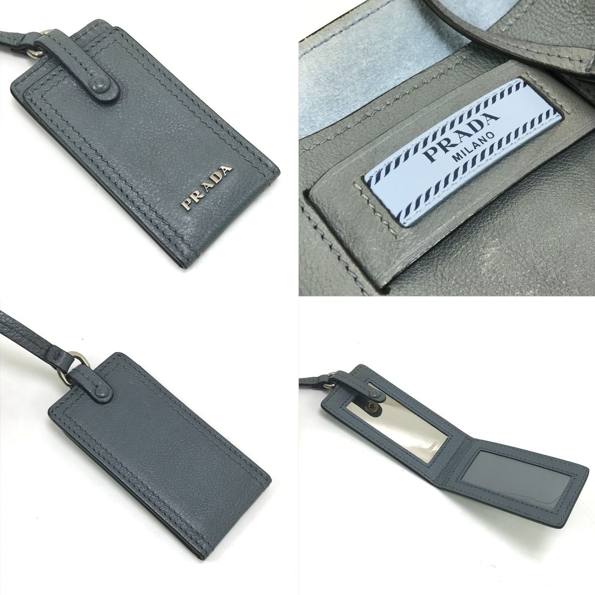 Prada Tote Bag Etit Shoulder 1bg122 Blue