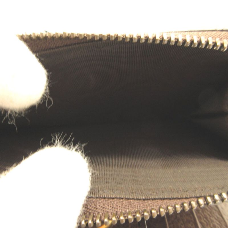 Gucci Ophidia 699353 GG Marmont Compact Wallet GG Canvas Leather Beige Brown