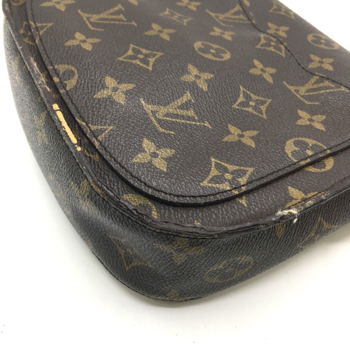 Louis Vuitton Monogram Saint-Cloud Shoulder Bag M51243 Damaged