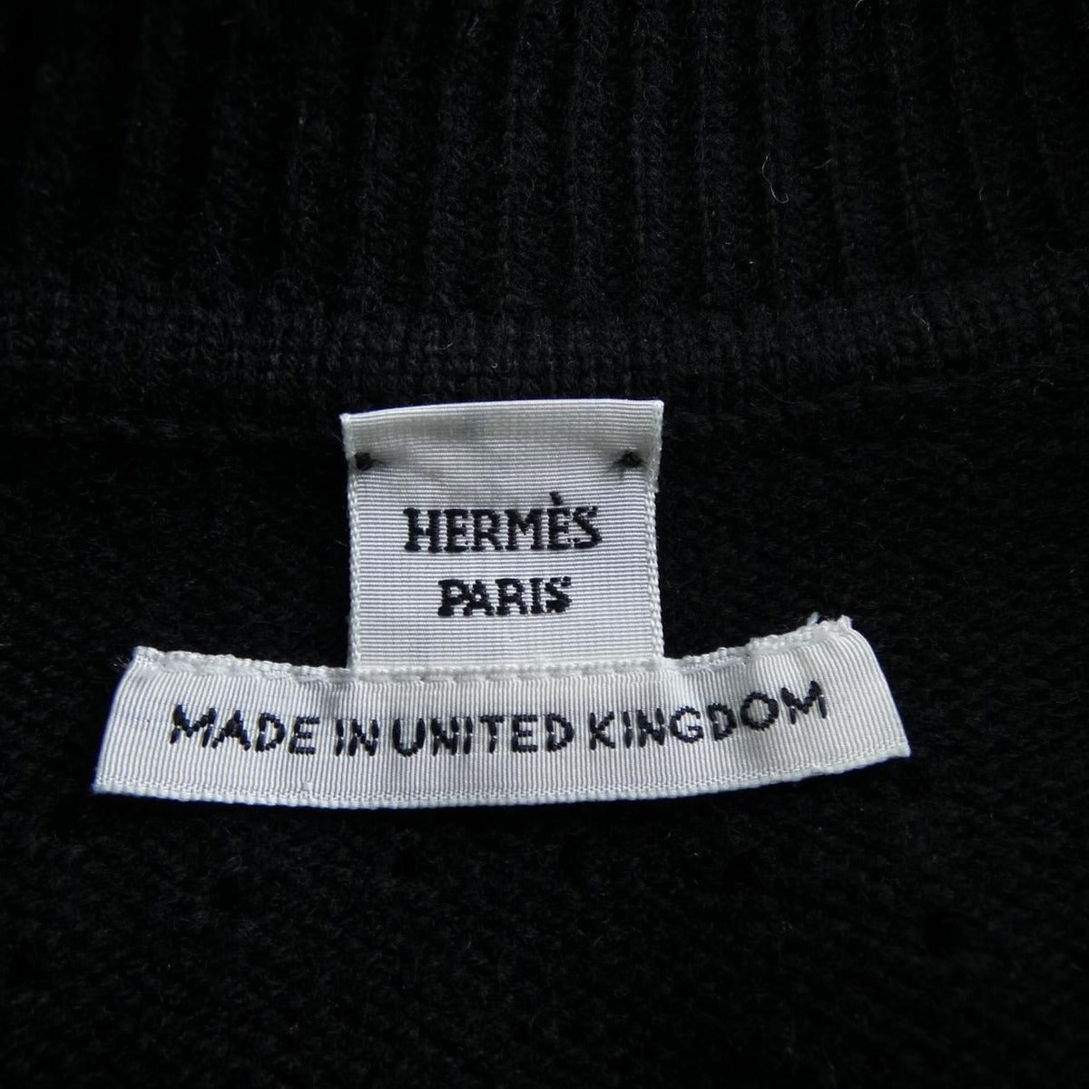 Hermes Lift Cardigan Cashmere Black Translucency — view 4