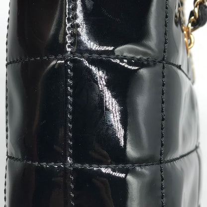Chanel Enamel Chocolate Chain Shoulder Bag Price Negotiation Welcome — view 13