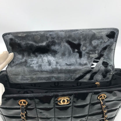 Chanel Enamel Chocolate Chain Shoulder Bag Price Negotiation Welcome — view 8