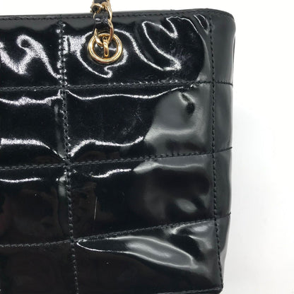 Chanel Enamel Chocolate Chain Shoulder Bag Price Negotiation Welcome — view 10