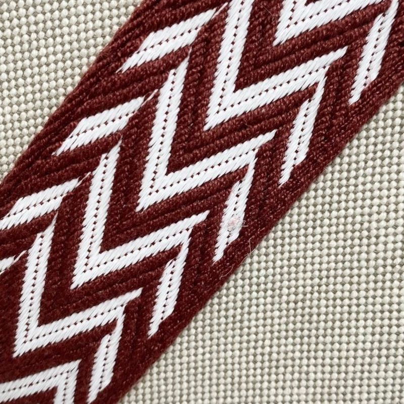 Hermes Bath Pouch Bride-a-Black GM Toile Canvas H Logo Zigzag Rouge Ash Red