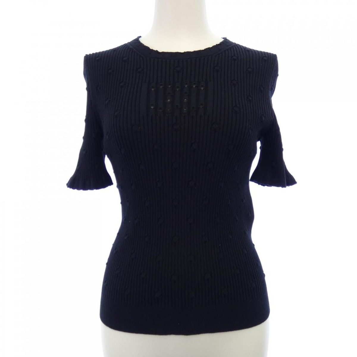 Chanel Knit Top Black
