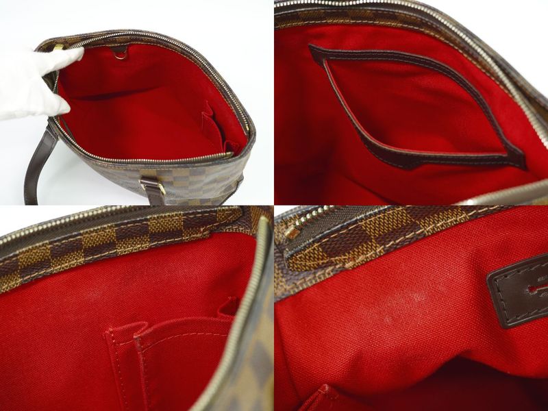 Authentic Louis Vuitton LV Cabas Piano Special Order Damier Ebène Shoulder Bag