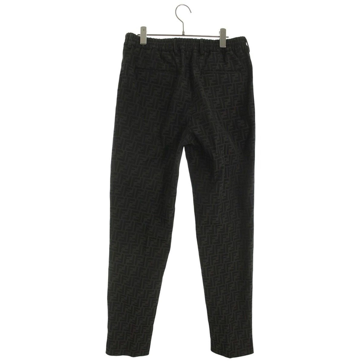 Fendi Fb0767 A6WJ Zucca Allover Pattern Easy Slacks Long Pants Men's 50 — view 2
