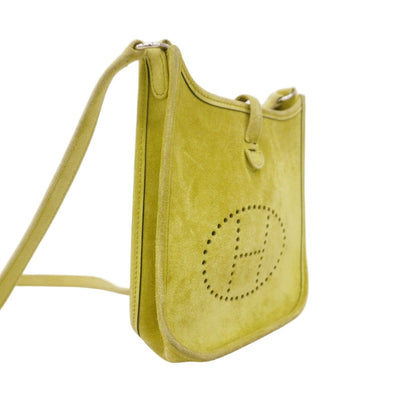 Hermes Shoulder Bag Evelyne TPM Dobris Anis Green Silver — view 2