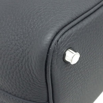 Hermes Handbag Picotin Lock PM Eclat Taurillon Clemence Vorsoft Ardoise × Gris