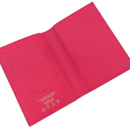Louis Vuitton Pass Port Case Couverture Pass Port Pole Nm Monogram Cherry Canvas