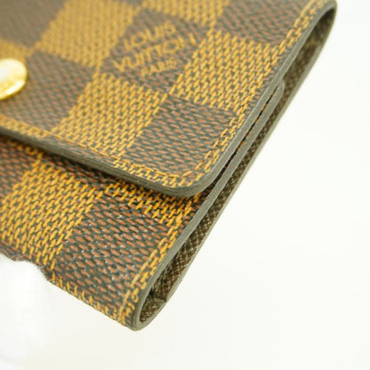 Louis Vuitton Key Case Damier Multicles 6 N62630 Ebène Men Women Unisex