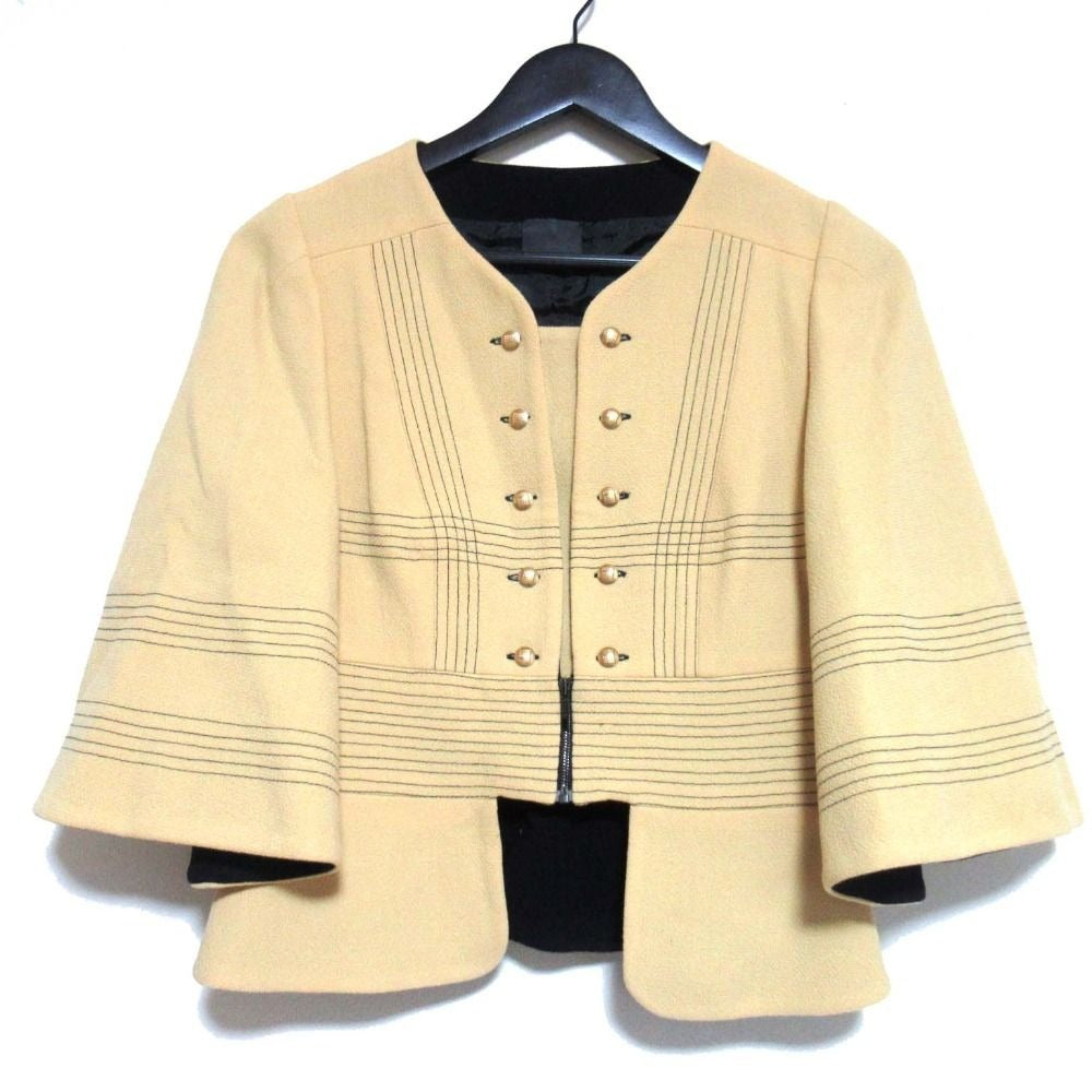 Fendi Fusleeve Design Jacket 40 Yellow