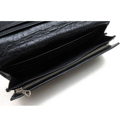 Balenciaga Wallet Men Leather Black 1000 D with Coin — view 6