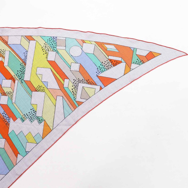 Hermes H363048s Hth2305 Triangle JEAN ON A Summer DAY ON A Summer DAY Cashmere