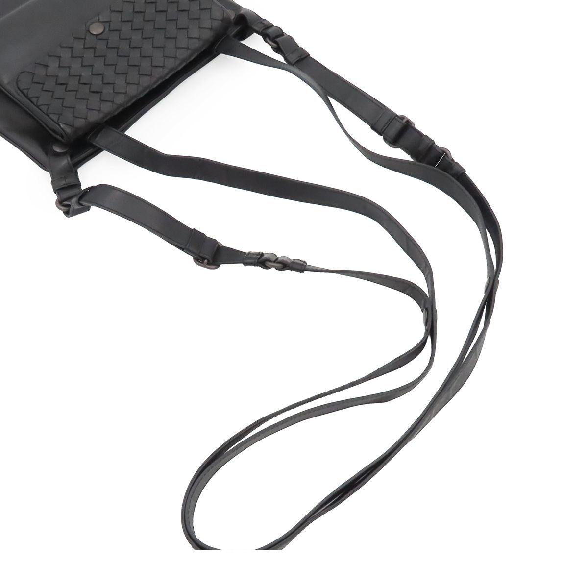 Bottega Veneta Shoulder Bag Black Intrecciato — view 4