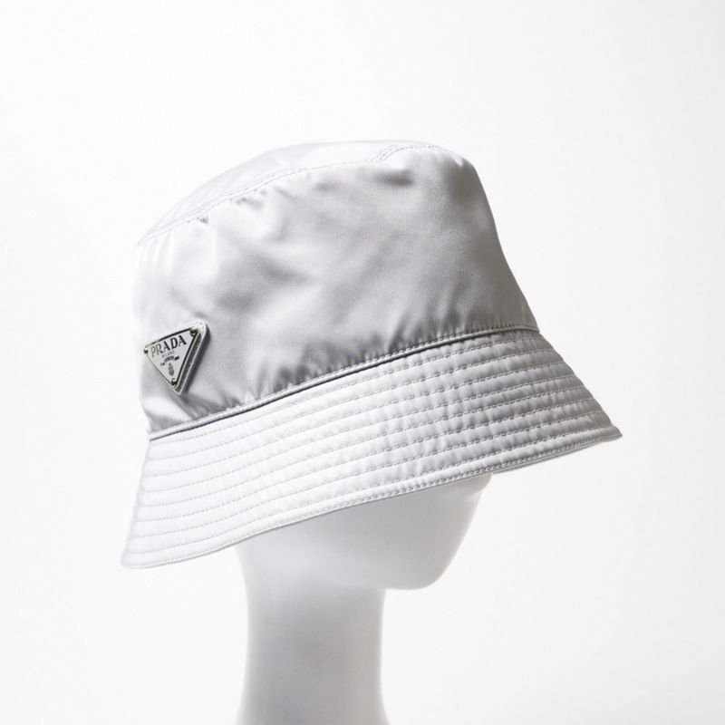 Prada Hat Size M 58cm (22.83in) Tessuto Bucket Hat Nylon Triangle Logo Re-nylon