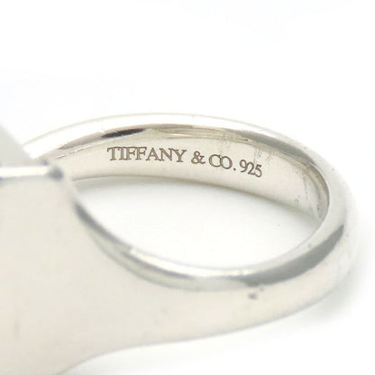 Tiffany & Co Ring - Splash Square 925 Silver Approx 6.1g Silver Approx #10 Elsa