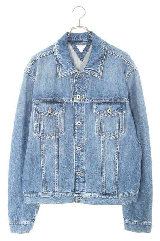 Bottega Veneta 822380 V42w0 Washed Denim Jacket Men 52