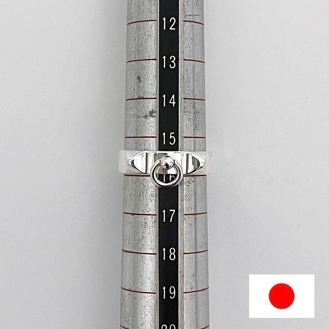 Hermes Ring Collierd Chien PM F22862 Silver Excellent Condition