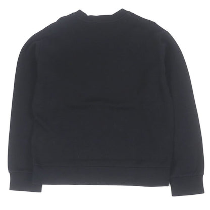 Prada 2022 Ujl096 Ferpa Double Material Switch Triangle Logo Sweatshirt Black