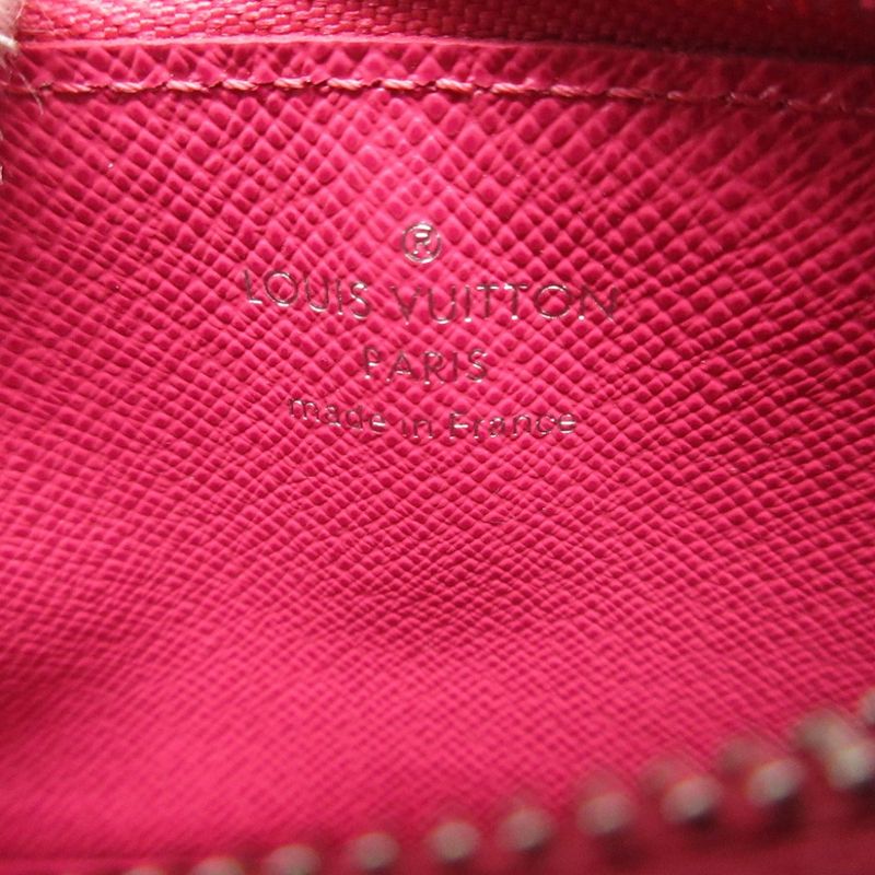 Louis Vuitton Epi M60788 Pochette Cles Tribal Mask Pink Coin Case Wallet 2274