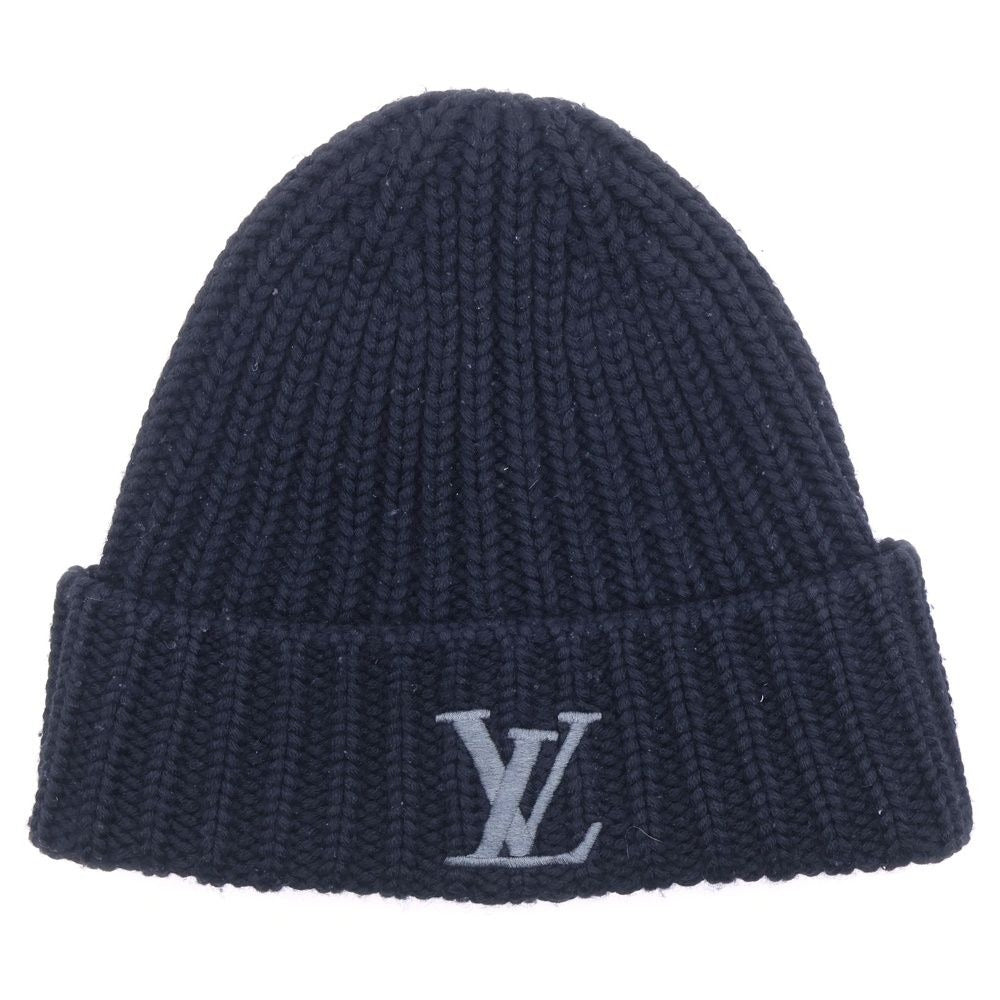 Louis Vuitton Only LV Beanie Knit Hat Black