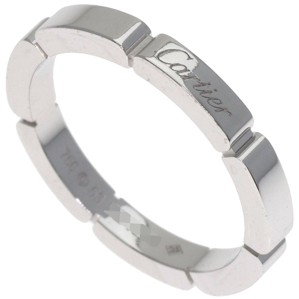 Cartier Maillon Panther 53 Ring 18K White Gold